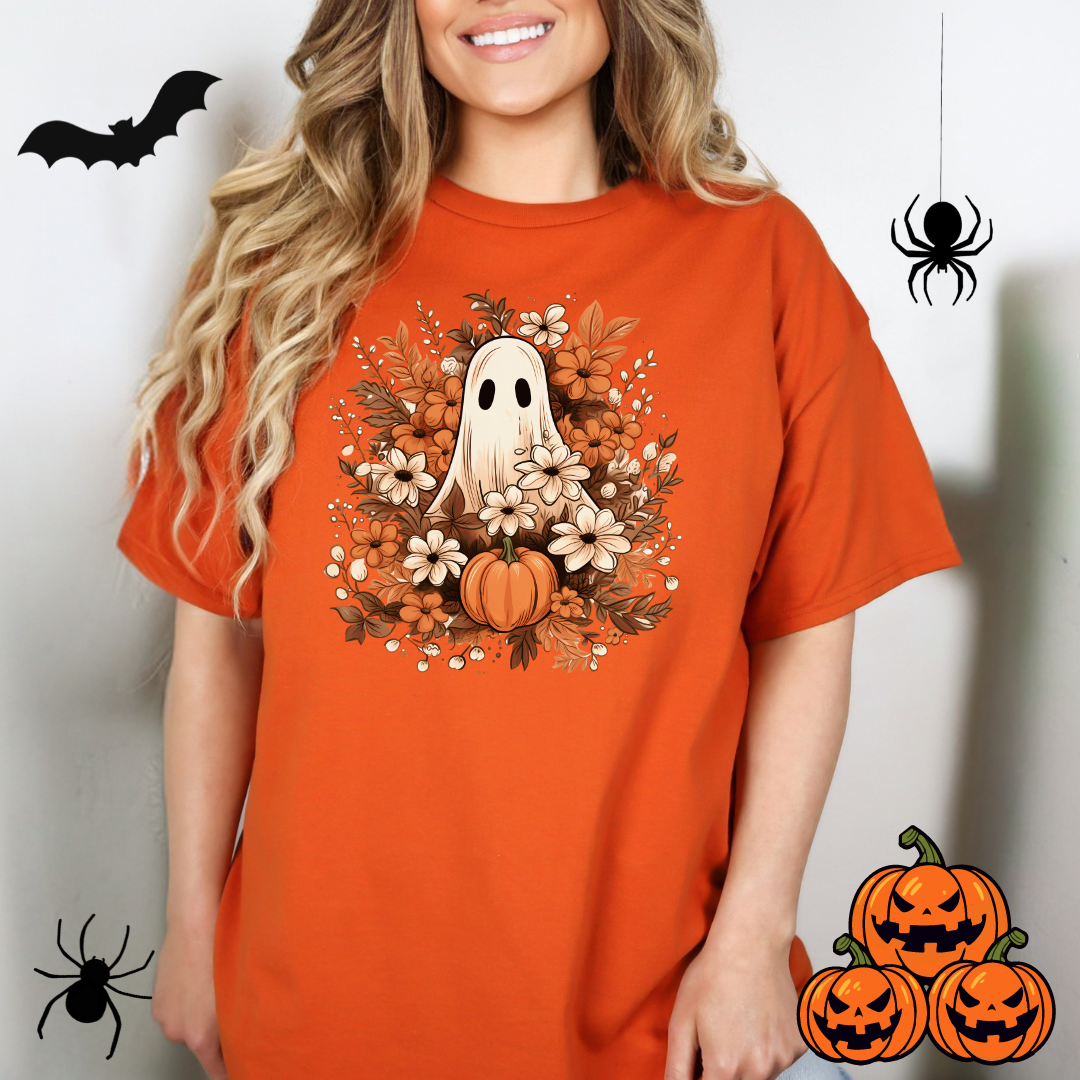 T-shirt Fantôme d'automne Halloween