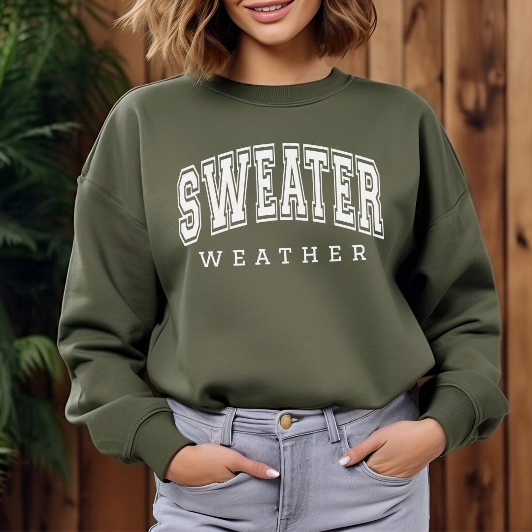 Sweatshirt d'automne, Varsity sweatshirt, Chemise sweater weather, crewneck d'automne