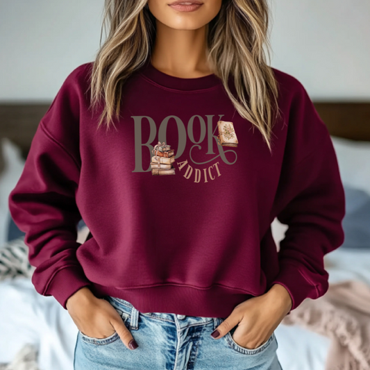 Sweatshirt amoureux lecture et  livres,  T-shirt pour club de lecture, Book shirt