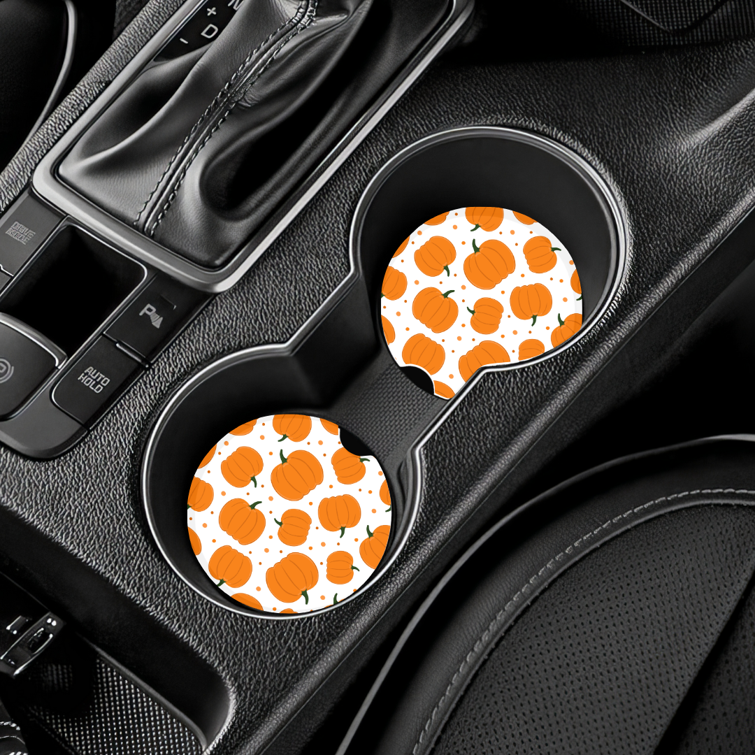 Sous-verres d'halloween pour auto, accessoires pour porte-gobelets de voiture