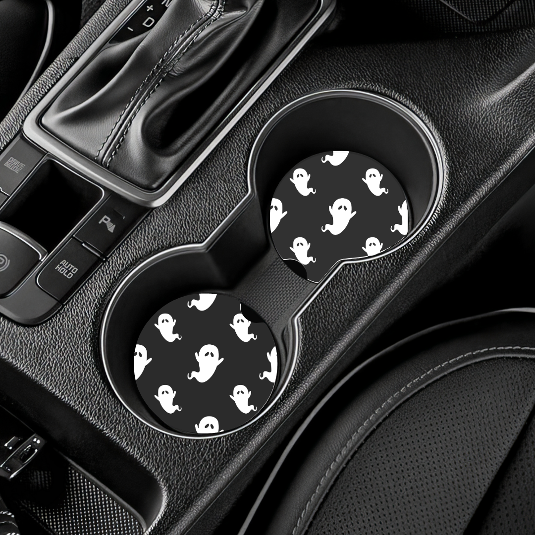 Sous-verres d'halloween pour auto, accessoires pour porte-gobelets de voiture