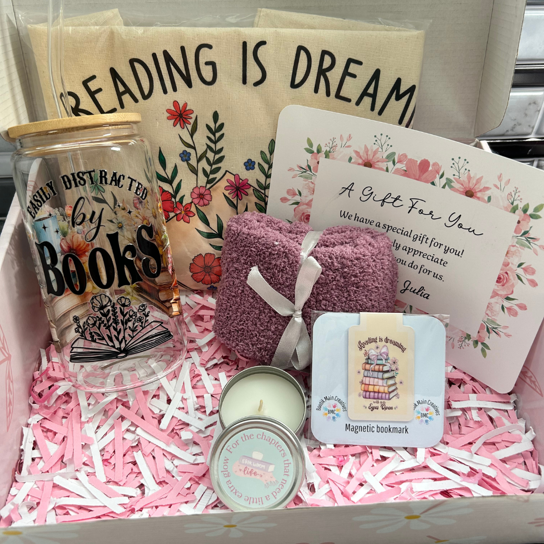 Boîte cadeau pour amoureux de lecture, Cadeau pour libraire, cadeau pour colocataire