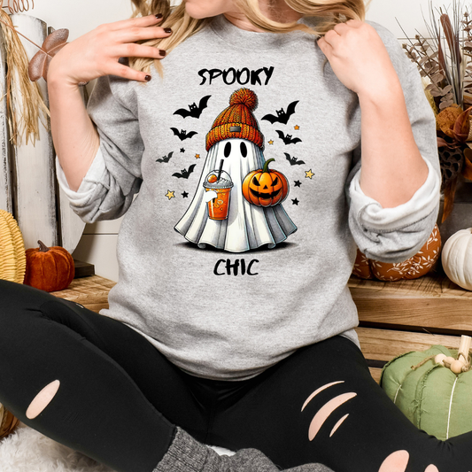 Sweatshirt Fantôme d'halloween spooky, Cadeau pour halloween