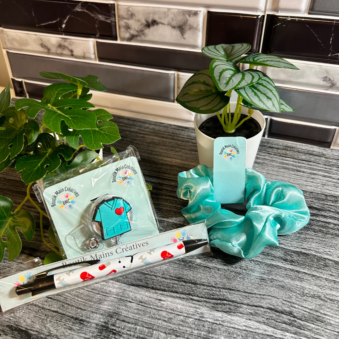 Coffret cadeau pour infirmière ou nouvelle diplômée, panier remerciement infirmière, cadeau étudiante infirmière