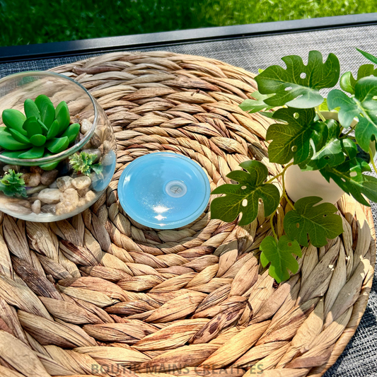 Couvercles pour verre à café 16 oz (590 ml) en plastiques de couleurs variés