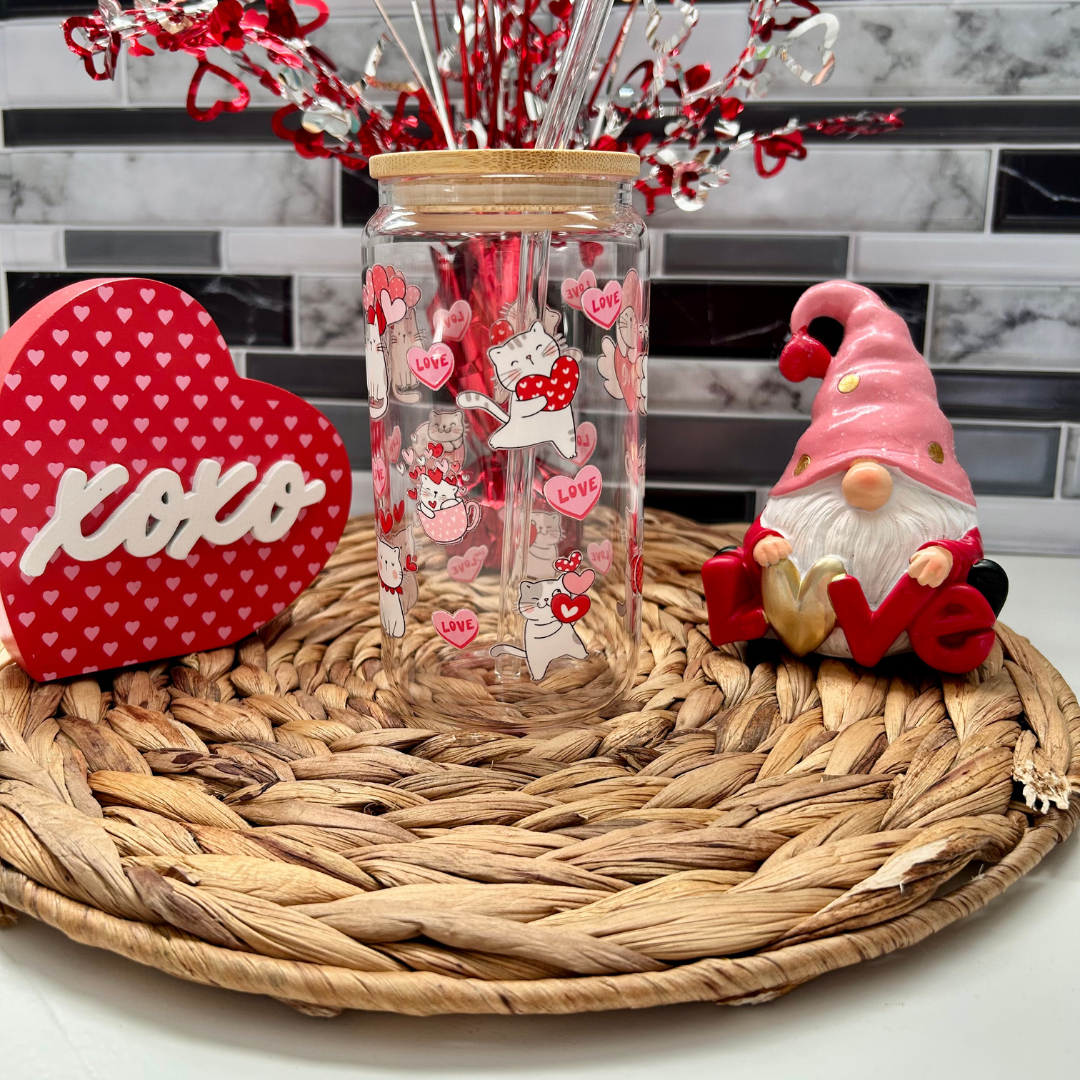 Verre à café mignons chats St-valentin, Cadeau parfait pour amoureux des chats pour la St-Valentin