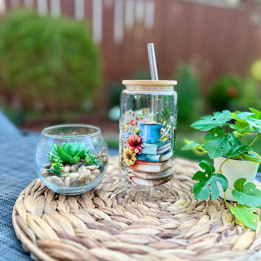 Verre à café glacé pour lecteur, Cadeau pour libraire, Tasse pour club de lecture