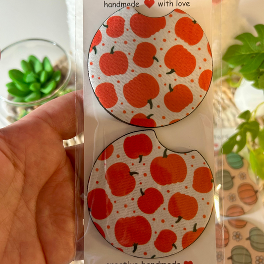 Sous-verres d'halloween pour auto, accessoires pour porte-gobelets de voiture