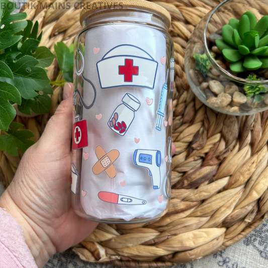 Verre à café glacé nurselife pour infirmière