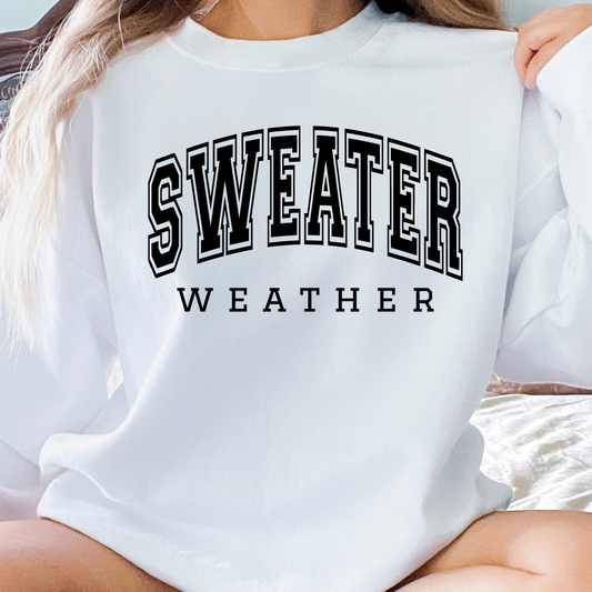 Sweatshirt d'automne, Varsity sweatshirt, Chemise sweater weather, crewneck d'automne