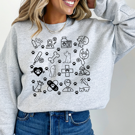 Chandail Vétérinaire, Assistante vétérinaire, tech vétérinaire