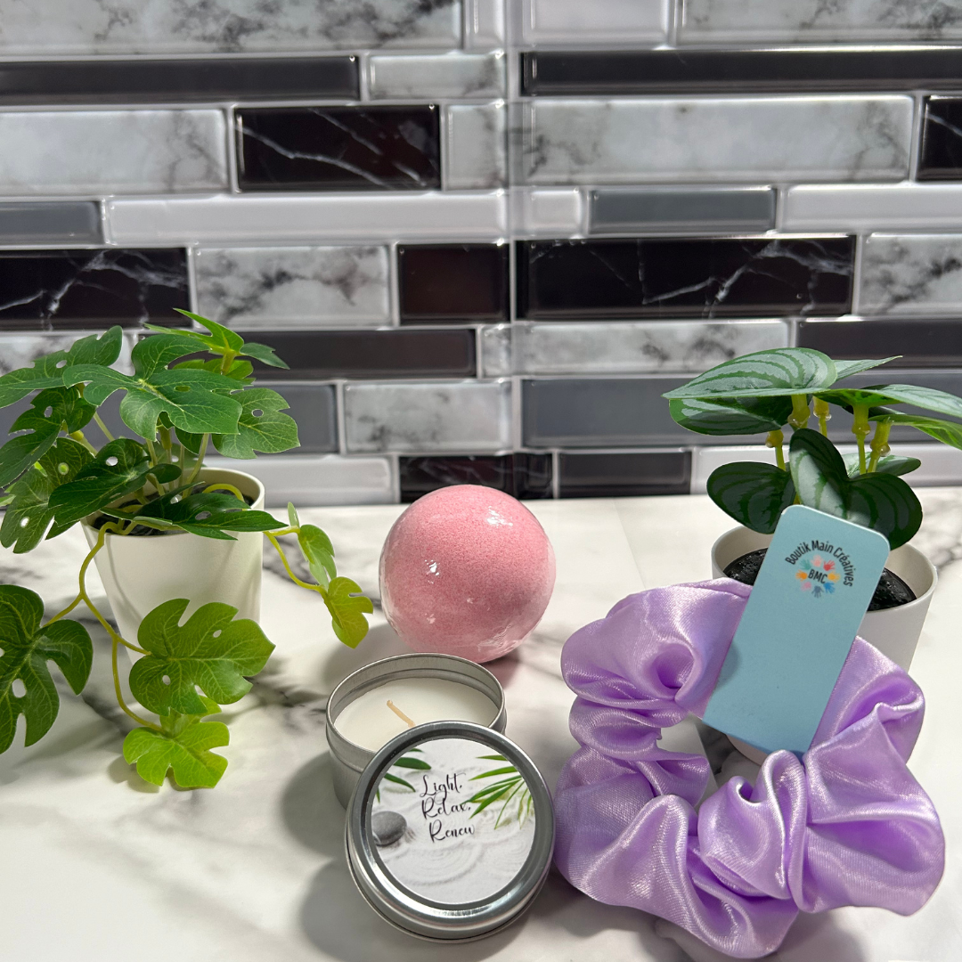 Coffret cadeau spa détente,cadeau remerciements, coffret cadeau self-care,