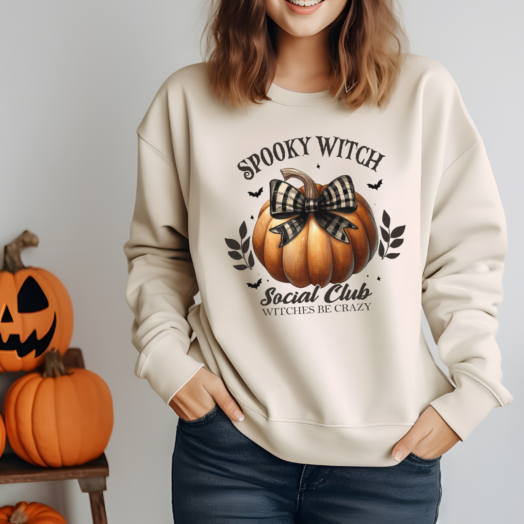 Chandail Coquette citrouille Halloween social club