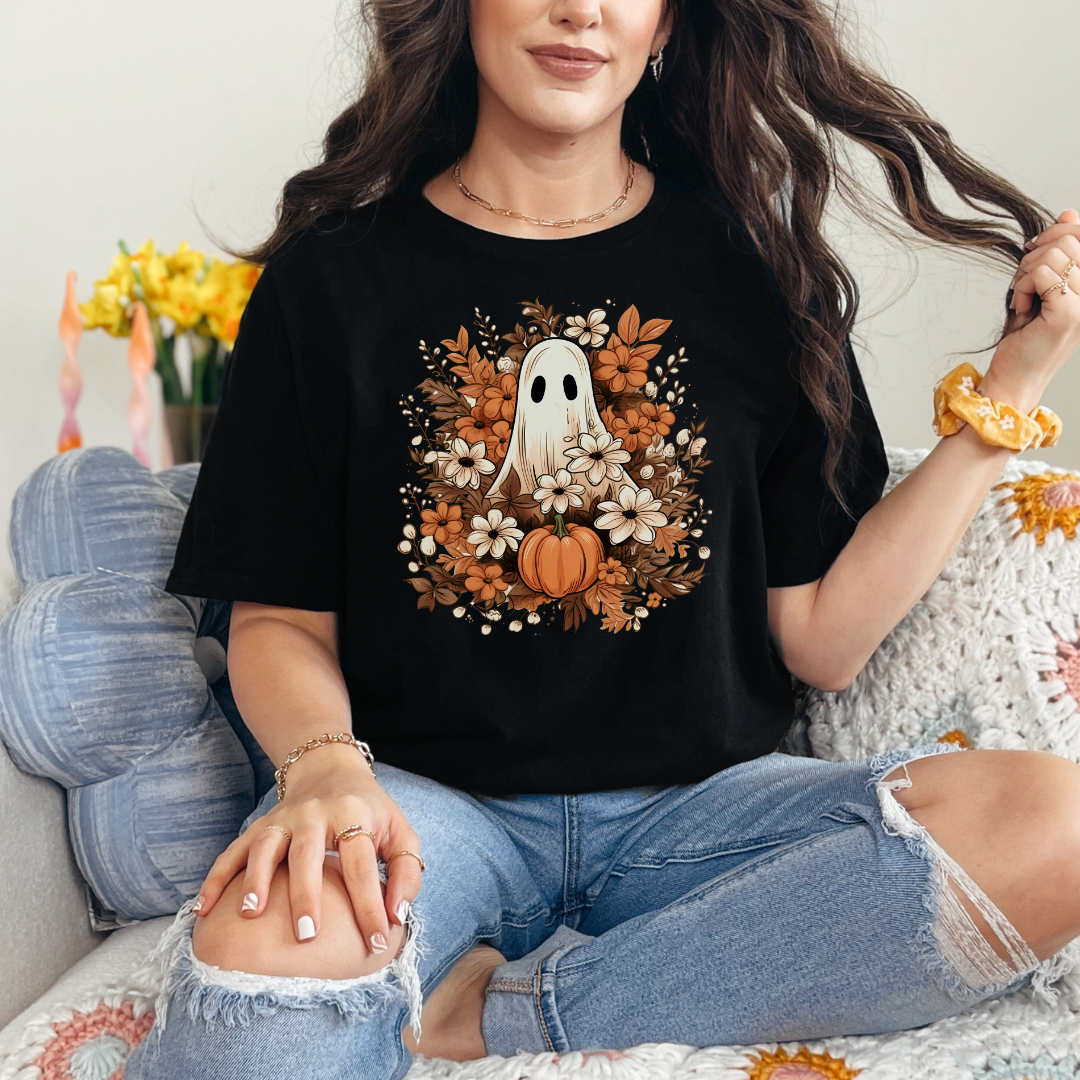 T-shirt Fantôme d'automne Halloween