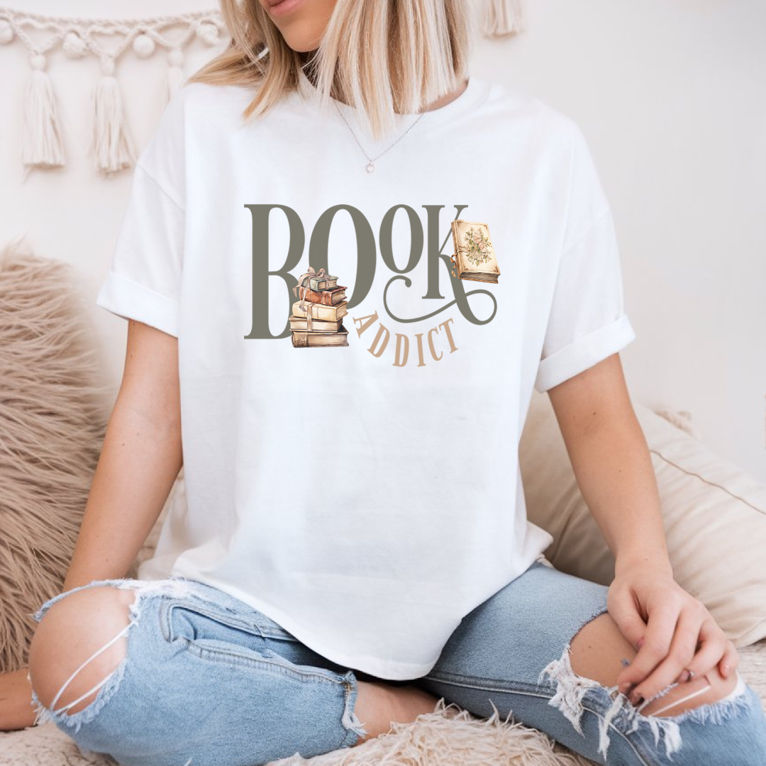 T-Shirt amoureux lecture et de livres,  cadeau libraire,T-shirt pour club de lecture