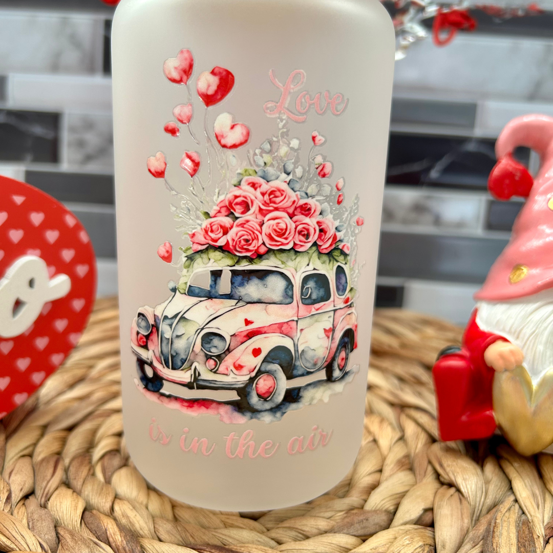 Verre à café St-Valentin l'amour est dans l'air, Cadeau pour St-Valentin
