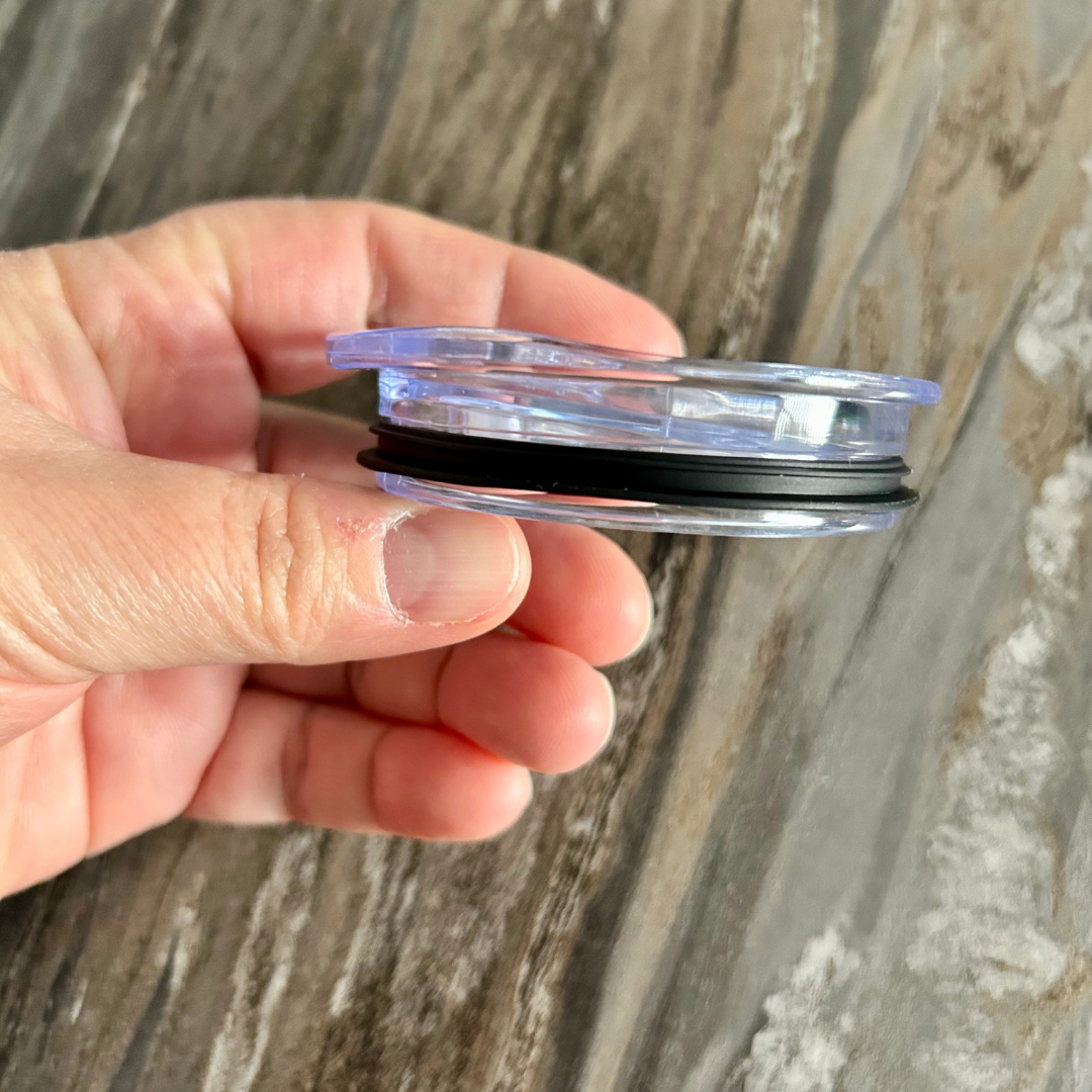 Tumbler St-Valentin avec mignonne vache Highland