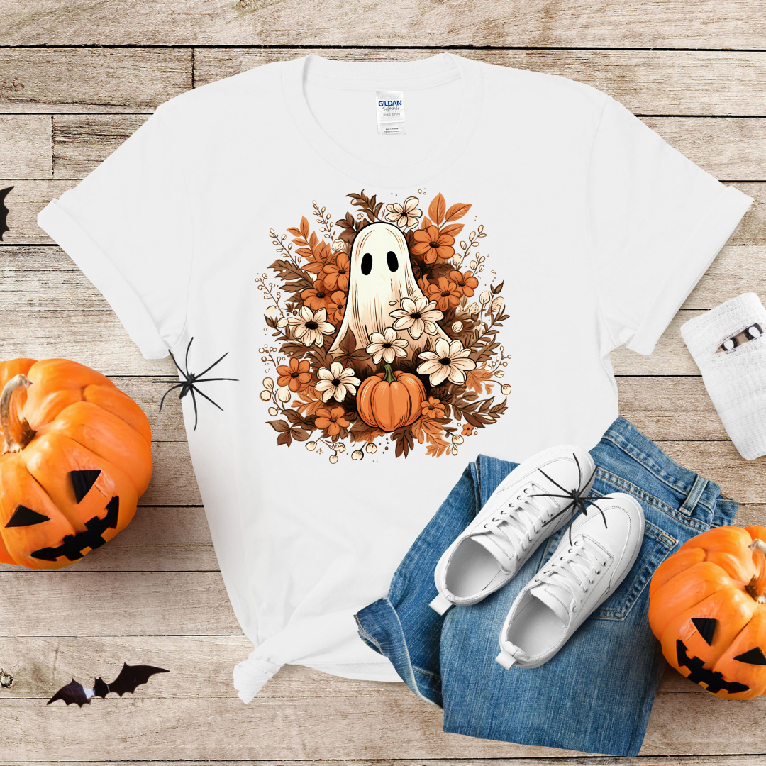 T-shirt Fantôme d'automne Halloween