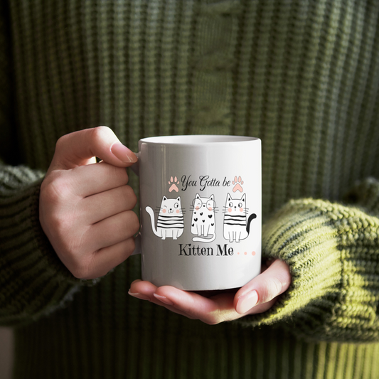 Tasse à café drôles de chats, Cadeau pour amoureux de chats