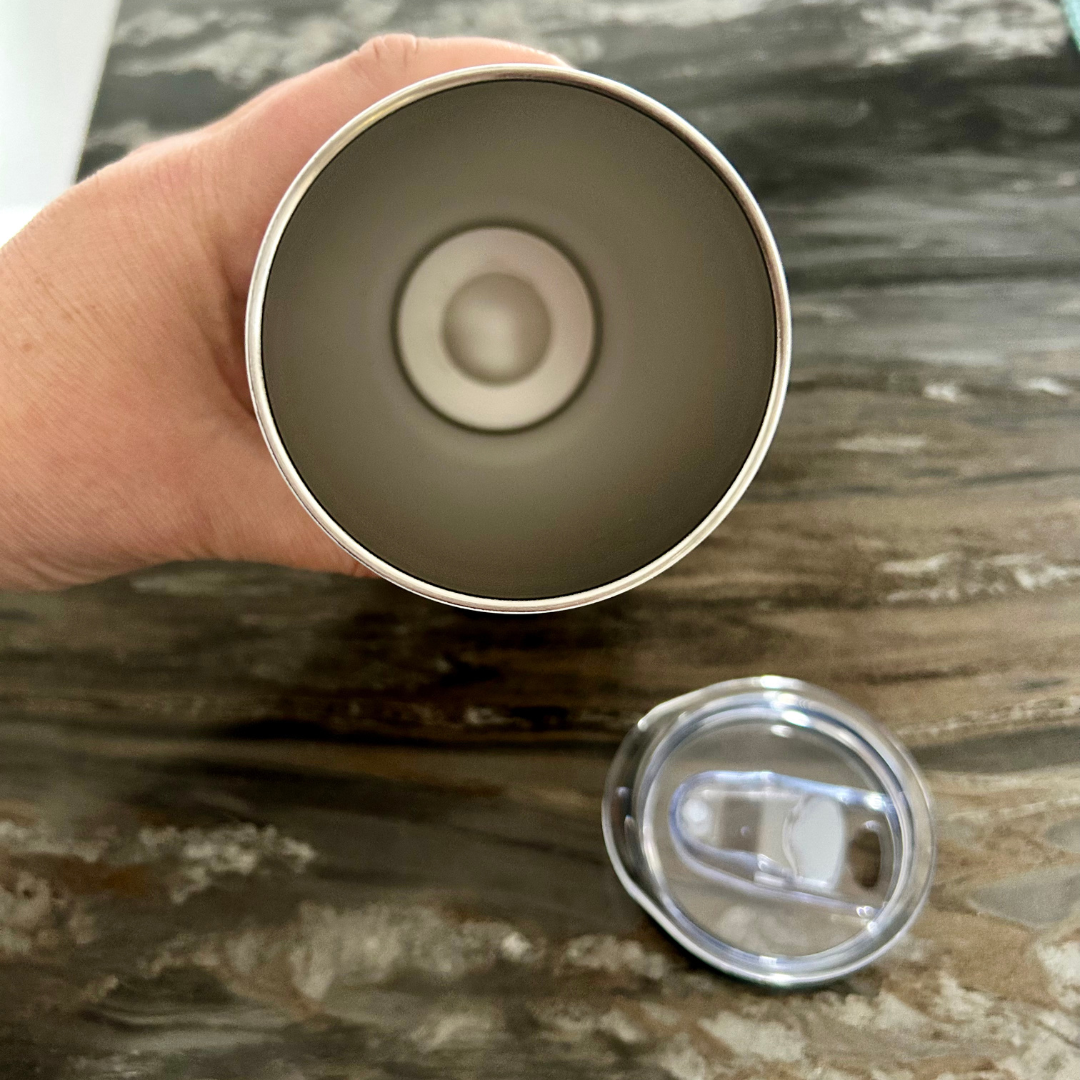 Tumbler St-Valentin avec mignonne vache Highland