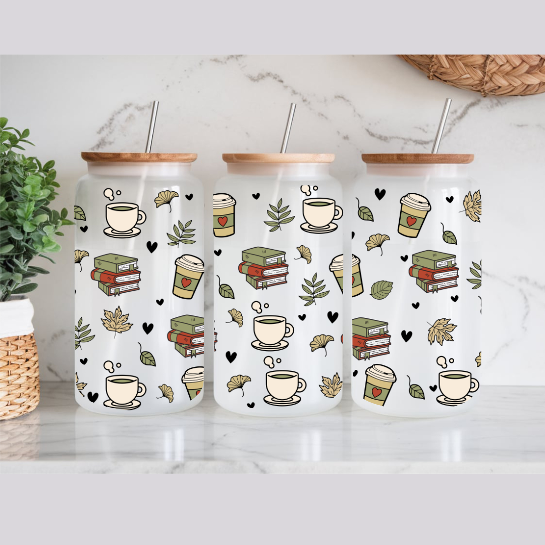 Verre Libbey cup Livres et café, Cadeaux pour lecteur, Tasse pour club de lecture