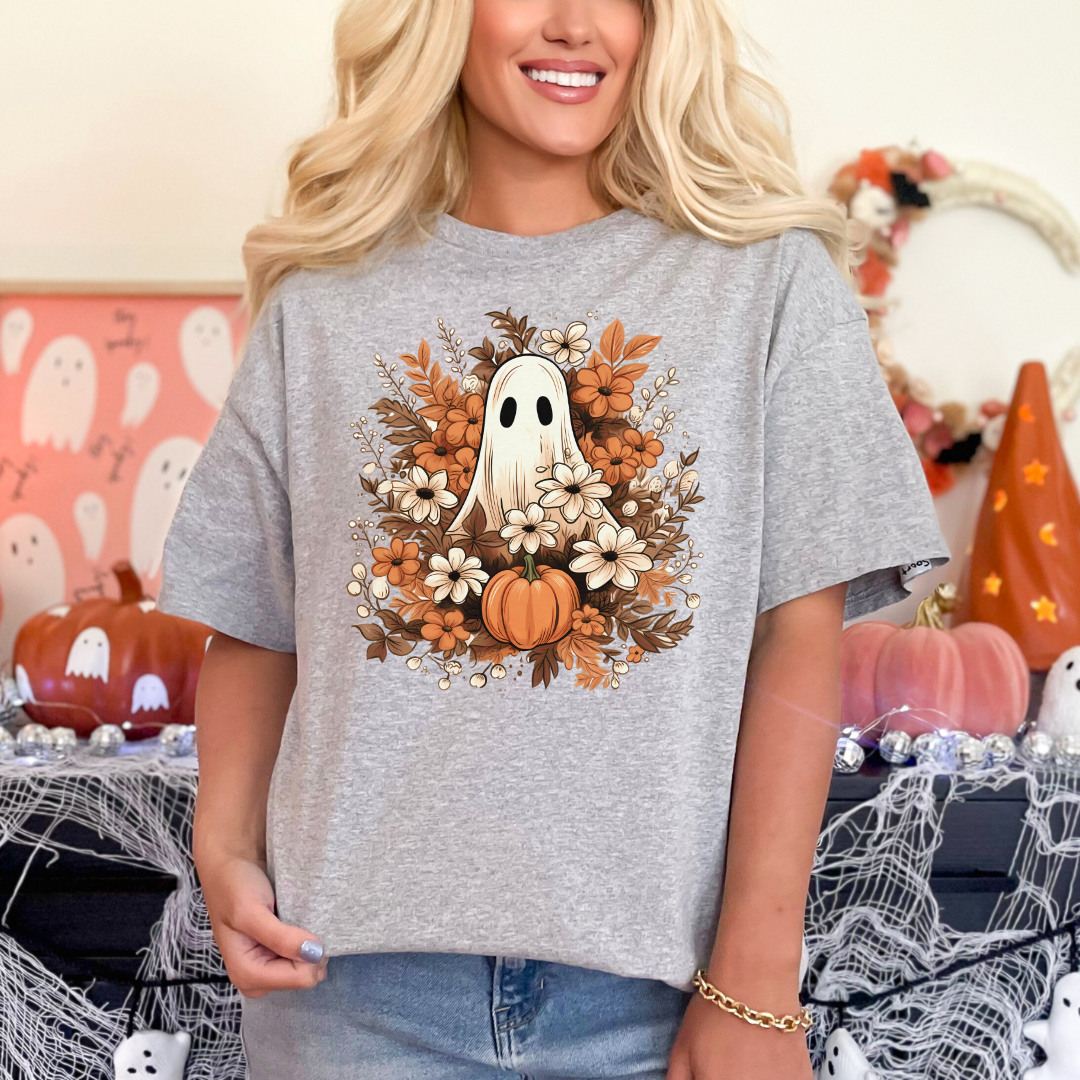 T-shirt Fantôme d'automne Halloween