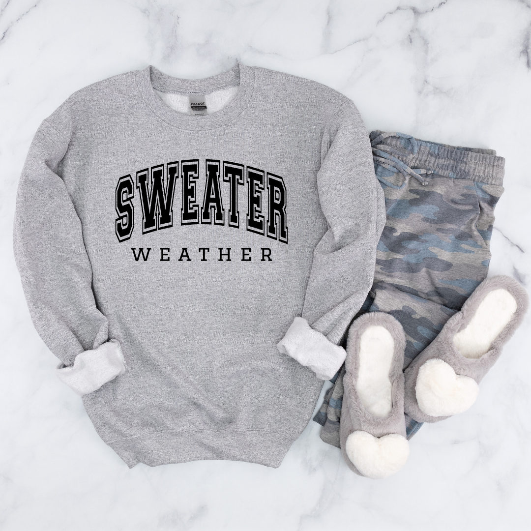 Sweatshirt d'automne, Varsity sweatshirt, Chemise sweater weather, crewneck d'automne