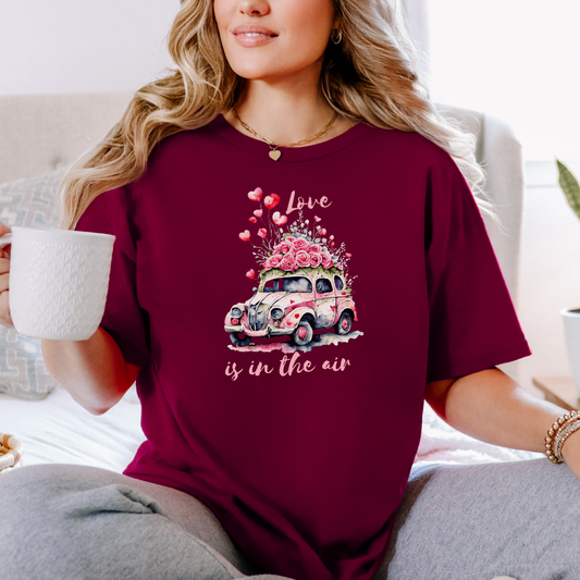 Valentine's Day T-shirt Love is in the air, valentine's day shirt, gift for her,