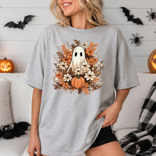 Fall Ghost Halloween T-Shirt