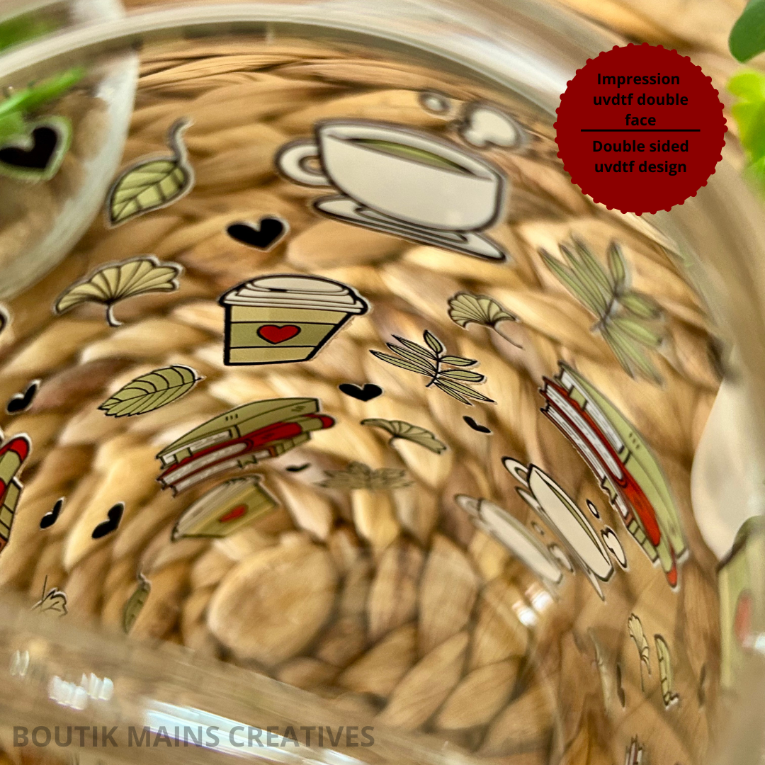 Verre Libbey cup Livres et café, Cadeaux pour lecteur, Tasse pour club de lecture