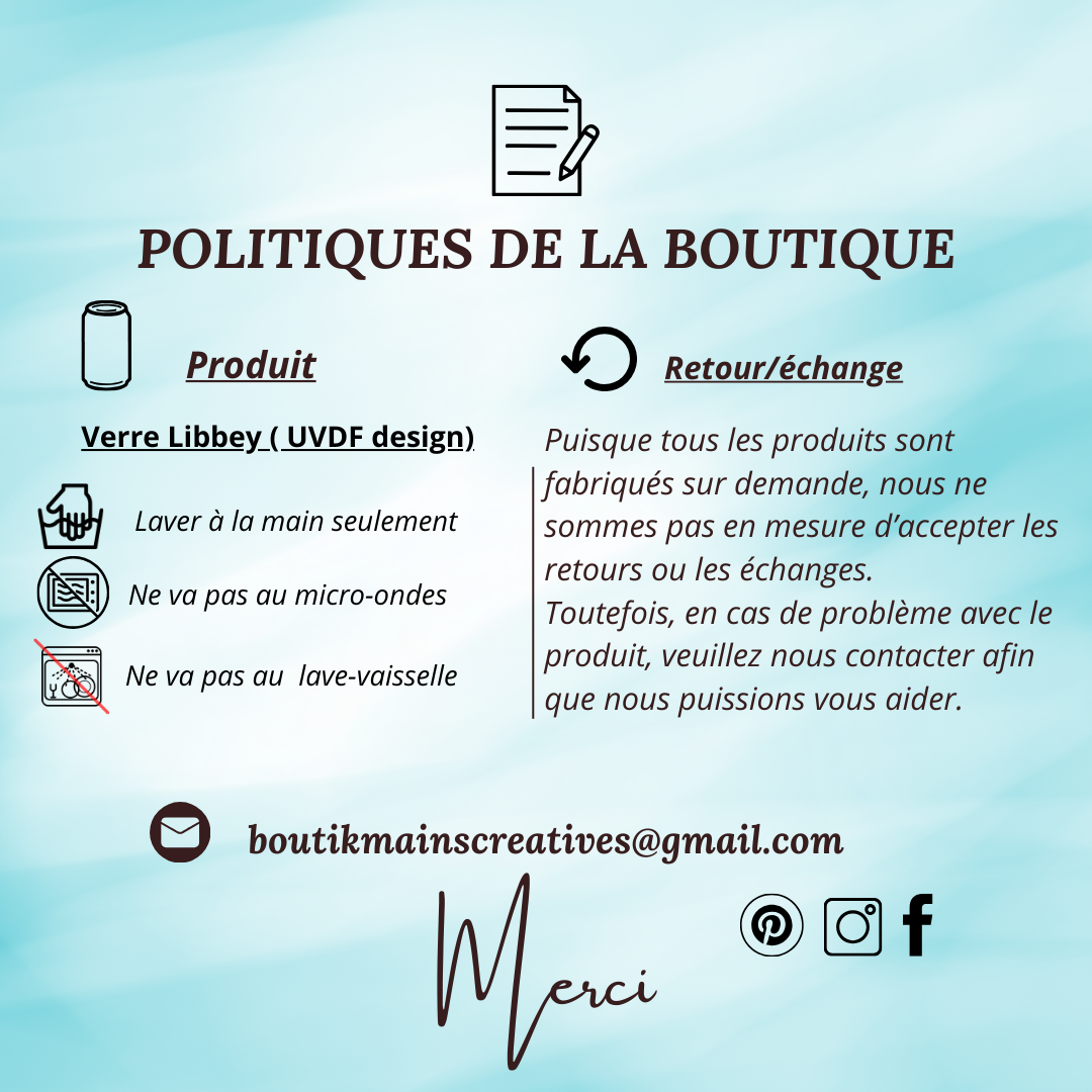 Verre à Café style Libbey 16 oz pour la St-Patrick,libbey can St-Patricks day glass can