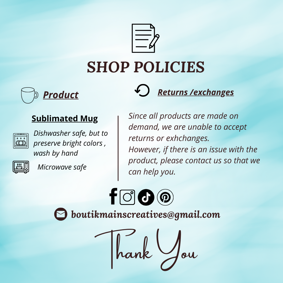Message Thank you message for shopping at Boutik Mains Créatives