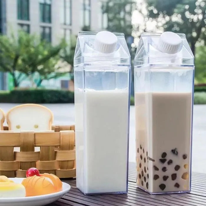 Bouteille style carton de lait 500 ml