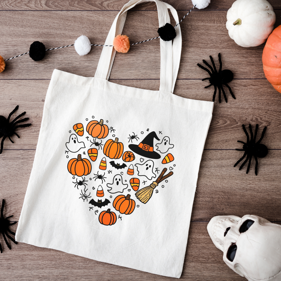 Halloween online grocery tote bag