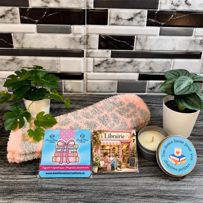 Boîte-cadeau pour amoureux des livres | Coffret lecture et détente