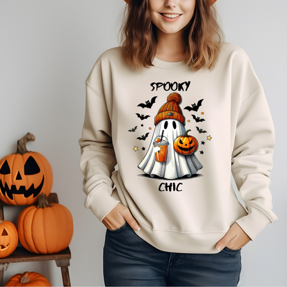 Sweatshirt Fantôme d'halloween spooky, Cadeau pour halloween