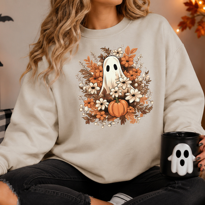 Sweatshirt Fantôme d'automne d'Halloween