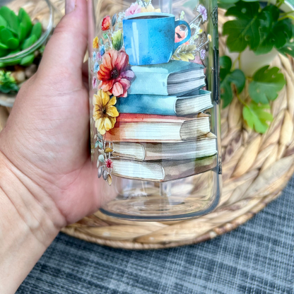 Verre à café glacé pour lecteur, Cadeau pour libraire, Tasse pour club de lecture