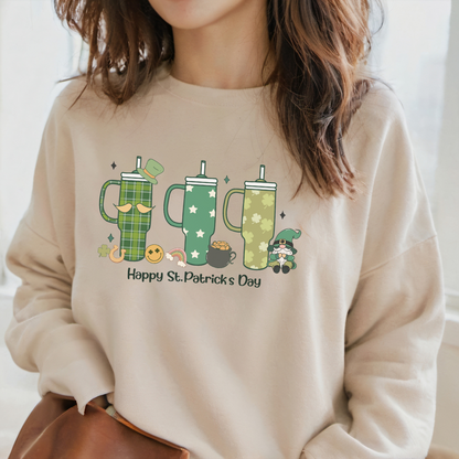 Chandail Tasse Stanley St-Patrick,  Sweatshirt Joyeuse St-Patricks