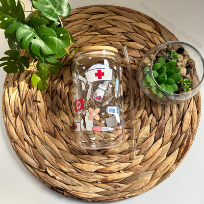 Verre à café glacé nurselife pour infirmière