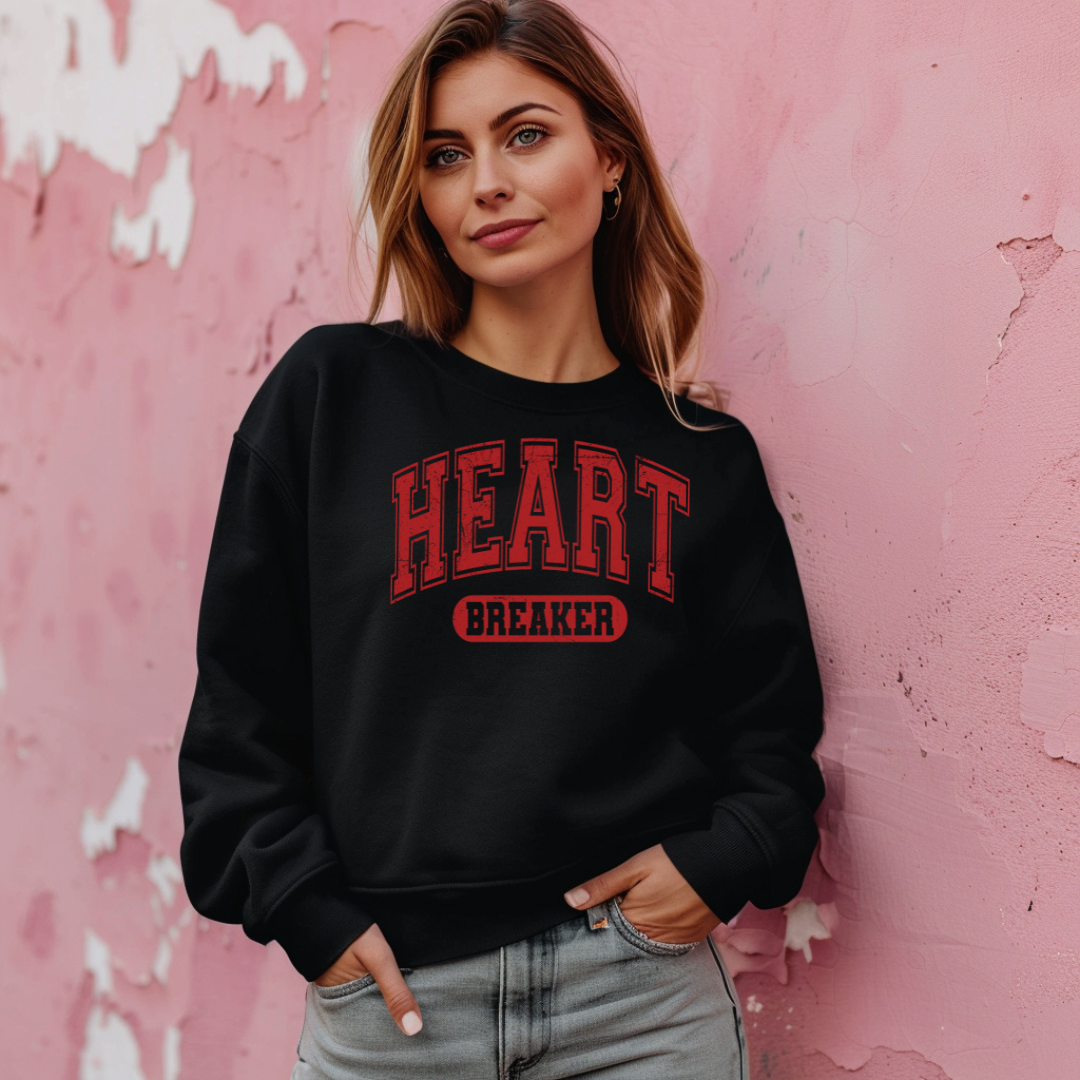 Chandail St-Valentin Heart Breaker style rétro, Cadeau pour St-Valentin