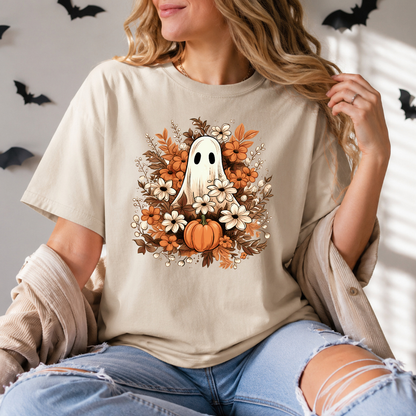 Fall Ghost Halloween T-Shirt