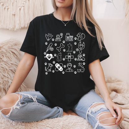 T-shirt pour travailleur en santé animale, Cadeau pour diplômé vétérinaire