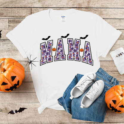 Retro Halloween Mama T-shirt