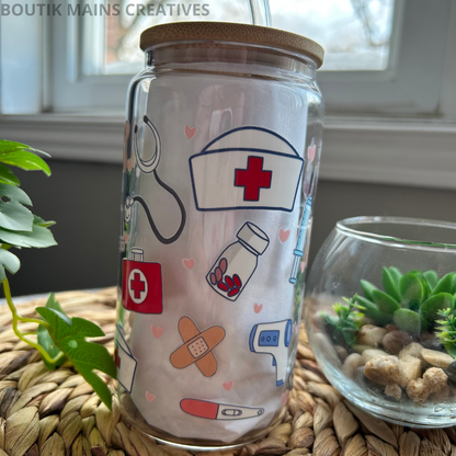 Verre à café glacé nurselife pour infirmière