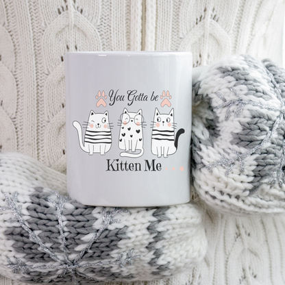 Tasse à café drôles de chats, Cadeau pour amoureux de chats
