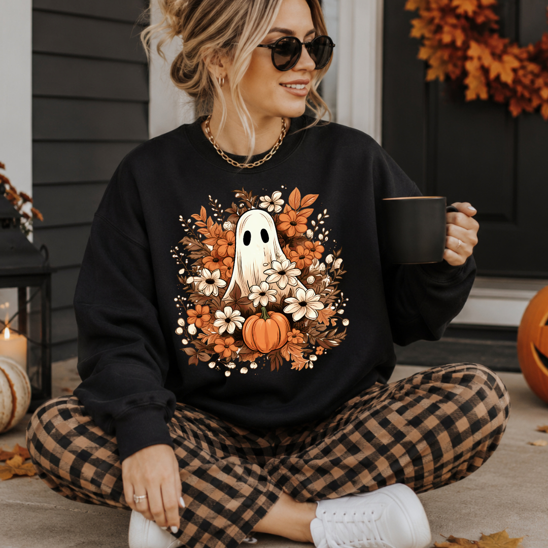 Sweatshirt Fantôme d'automne d'Halloween