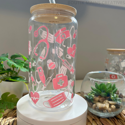 Verre à café glacé nurselife pour infirmière