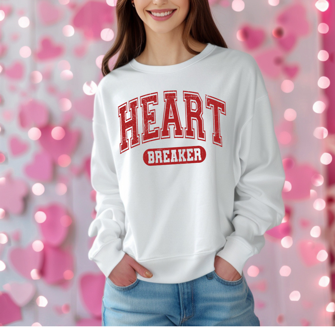 Chandail St-Valentin Heart Breaker style rétro, Cadeau pour St-Valentin
