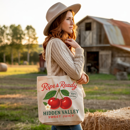 Sac Fourre-tout "Cerises" | Style Vintage Rétro